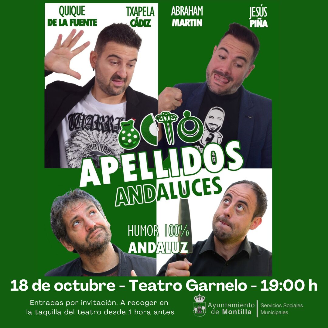 Ocho apellidos andaluces en el Teatro Garnelo de Montilla